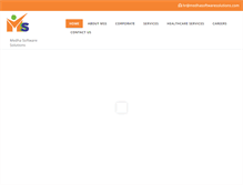 Tablet Screenshot of medhasoftwaresolutions.com
